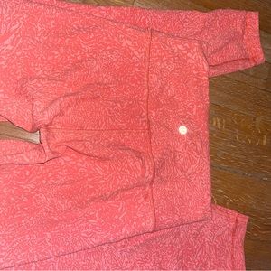 lululemon orange pattern leggings